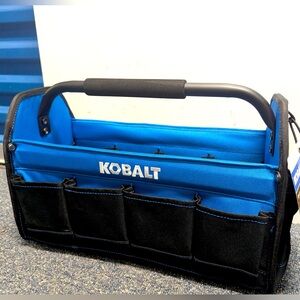 NWT Kobalt Blue and Black Polyester 16” Tool Tote